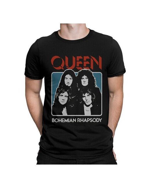 Dream Shirts Футболка DreamShirts Queen Bohemian Rhapsody черная M