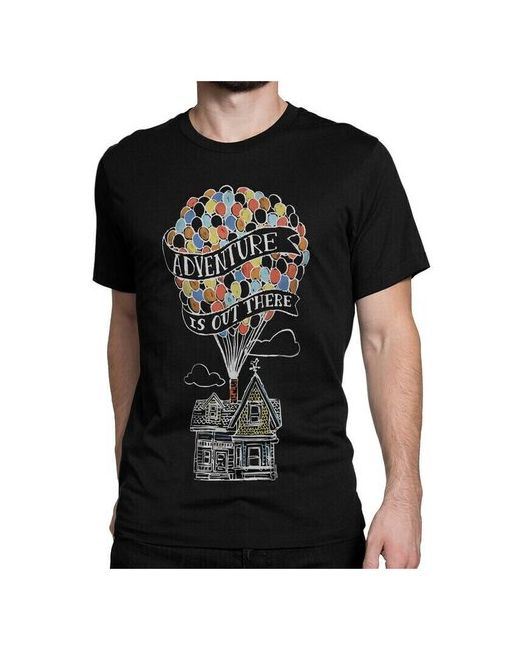 Dream Shirts Футболка DreamShirts Мультфильм Вверх черная M