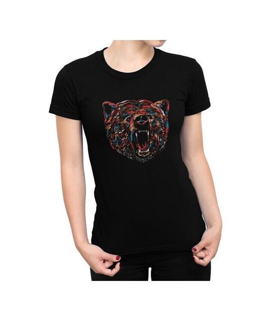 Dream Shirts Футболка DreamShirts Медведь черная XS