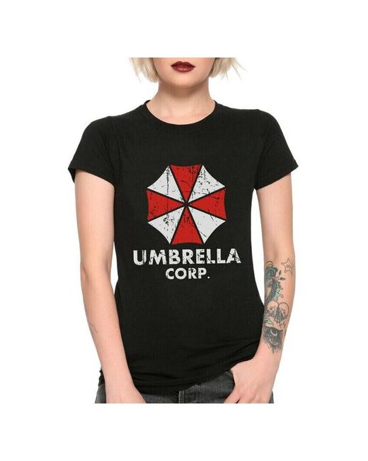 Dream Shirts Футболка DreamShirts Umbrella Corporation Resident Evil черная XS