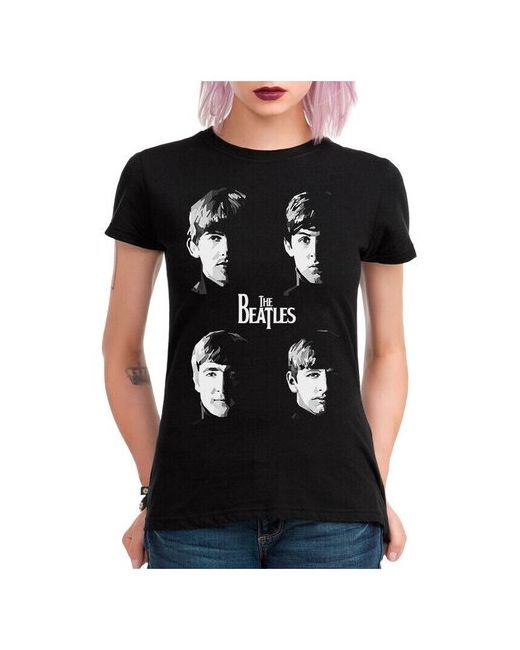 Dream Shirts Футболка The Beatles черная L