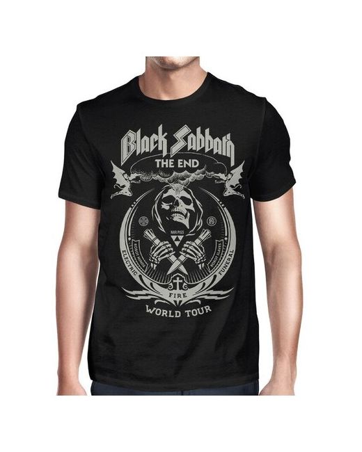 Dream Shirts Футболка DreamShirts Black Sabbath Черная XL