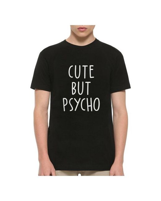 Dream Shirts Футболка DreamShirts Cute But Psycho Черная M