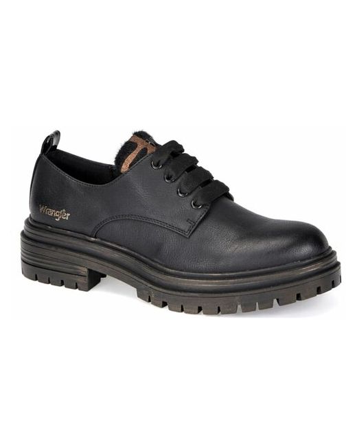 Wrangler Ботинки Courtney Safari Derby Wl02639-062 кожаные черные 38