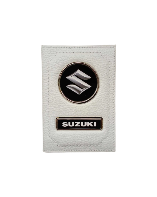Suzuki Обложка для автодокументов и паспорта сузуки кожаная флотер