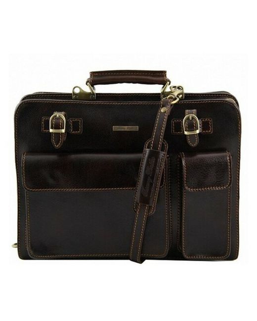 Tuscany Leather кожаный портфель VENEZIA темно TL141268
