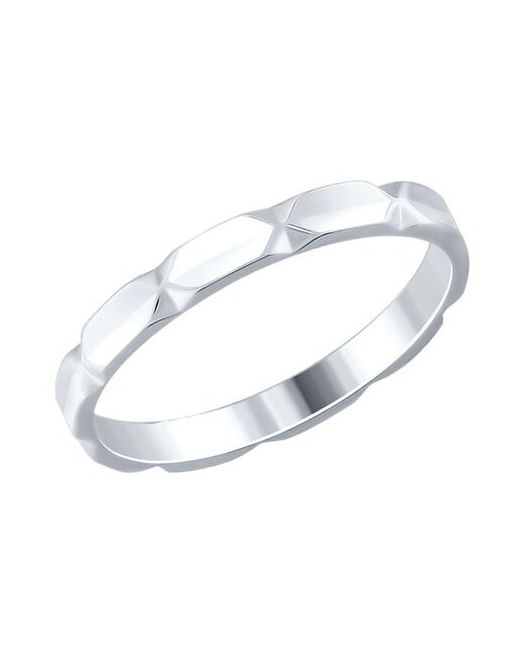 Sokolov Серебряное кольцо 94012495 размер 18