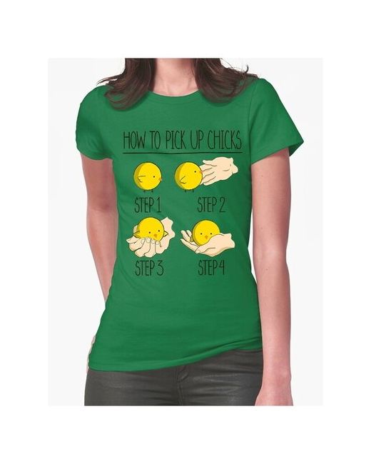 Dream Shirts Футболка DreamShirts Пикап Цыпочек Зеленая L