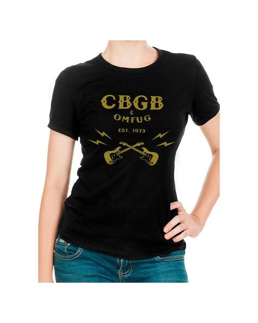 Dream Shirts Футболка DreamShirts CBGB Рок Клуб Черная 3XL