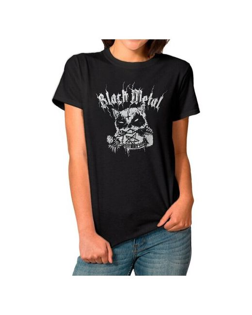 Dream Shirts Футболка DreamShirts Black Metal Черная L