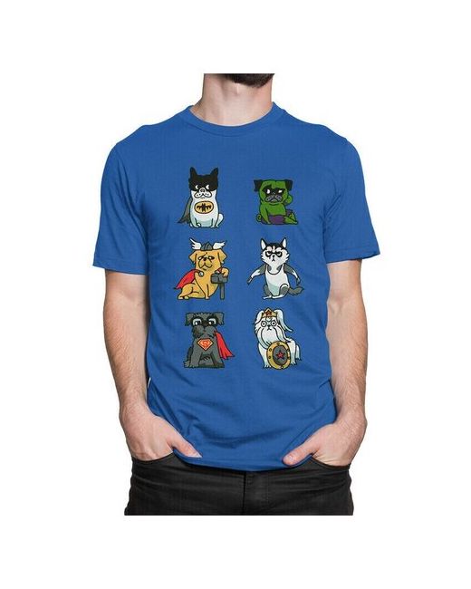 Dream Shirts Футболка DreamShirts Супергеройские псы 3XL