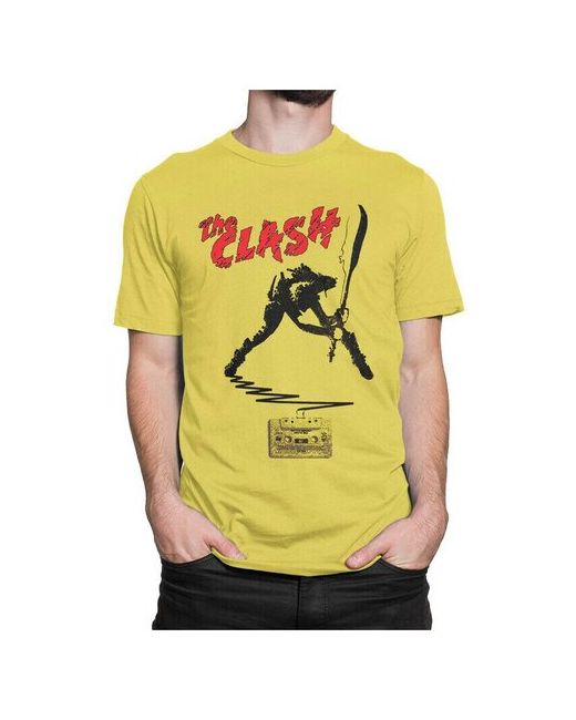Dream Shirts Футболка DreamShirts The Clash желтая 2XL