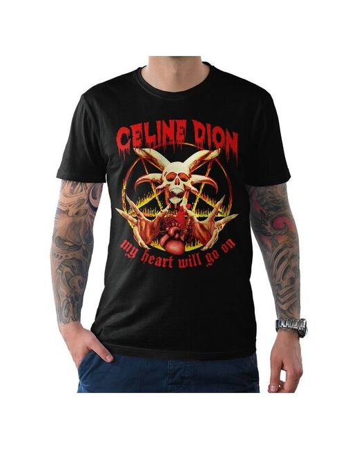 Dream Shirts Футболка Celine Dion My Heart Will Go On XL Черная