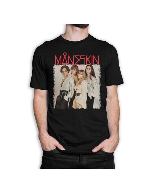 Dream Shirts Футболка DreamShirts группа Maneskin черная S