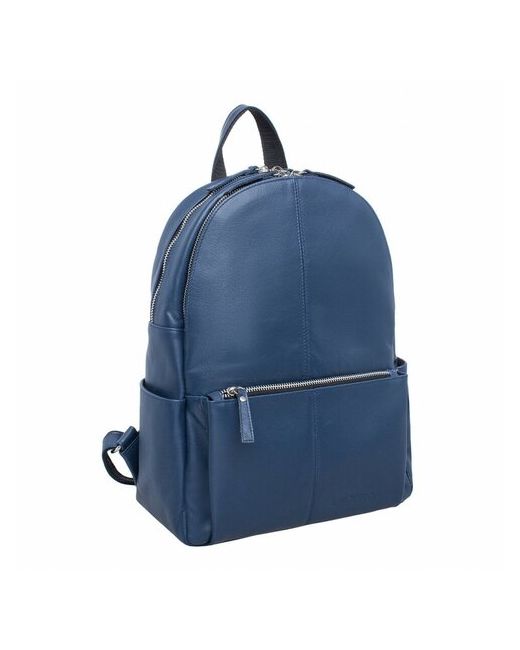 Lakestone кожаный рюкзак Belfry Dark Blue 9126416/DB