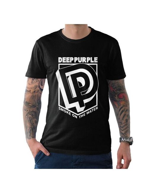 Design Heroes Футболка Deep Purple Черная M