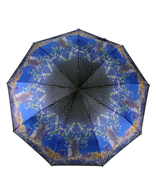 Raindrops зонт 3 сложения автомат сатин купол 99 см. 22814R-07
