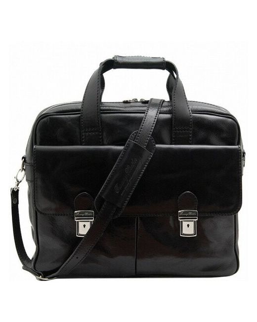 Tuscany Leather кожаная деловая сумка Reggio Emilia TL140889 black
