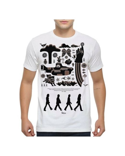 Dream Shirts Футболка DreamShirts The Beatles Abbey Road L