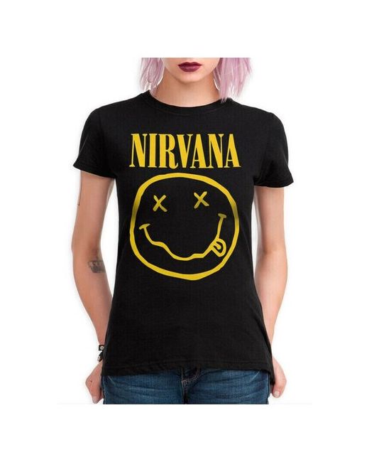 Dream Shirts Футболка DreamShirts Nirvana черная 2XL