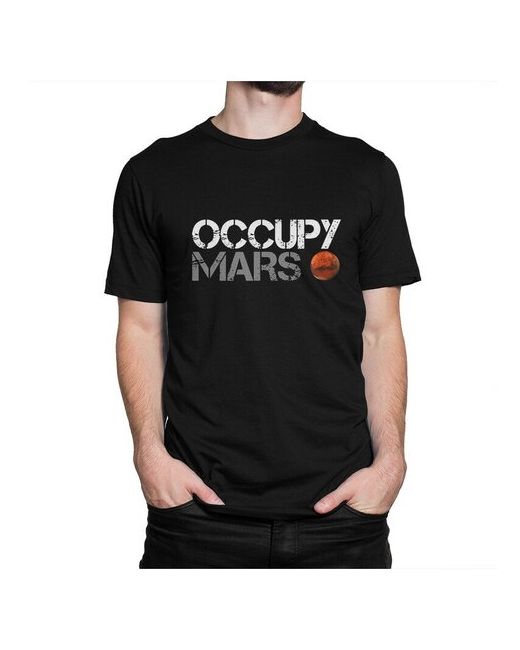 Dream Shirts Футболка Occupy Mars S Черная