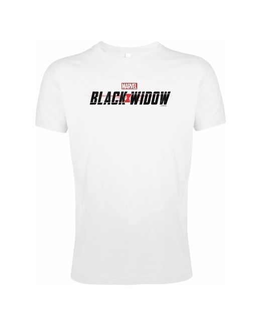 Marvel Футболка Black Widow белая размер L