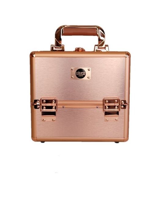 Okiro Бьюти кейс для косметики MUC 003 розовое золото бокс и аксессуаров органайзер