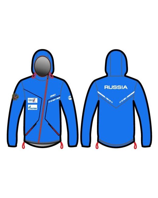 Kv+ Куртка для бега KV IRELAND jacket RBU waterproof Blue M