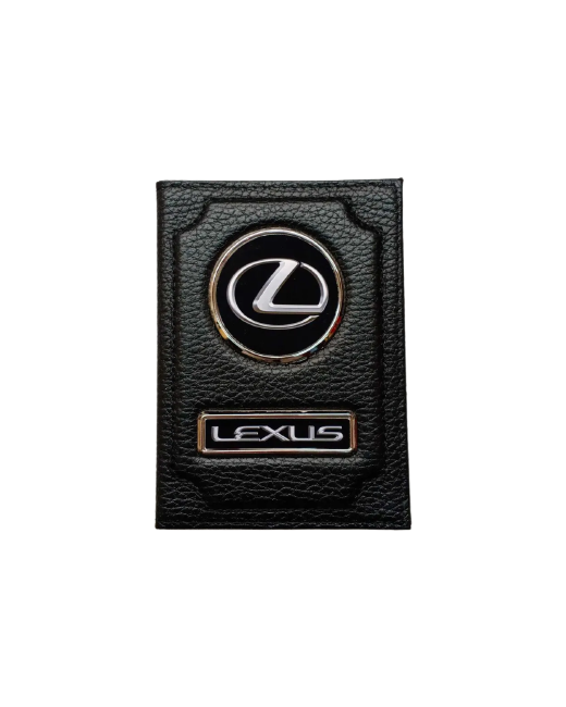 Lexus Обложка для автодокументов Лексус кожаная флотер