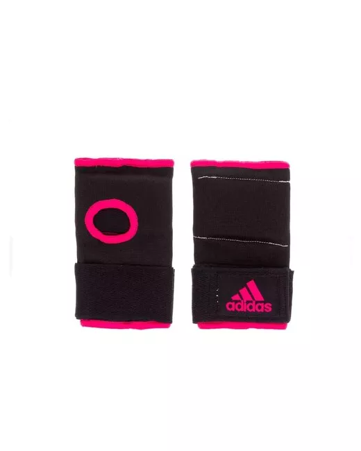 Adidas Внутренние перчатки Super Inner Gloves Gel Knuckle черно-розовые размер S