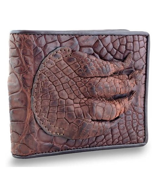 Exotic Leather Крутой кошелек из настоящей кожи крокодила с лапой
