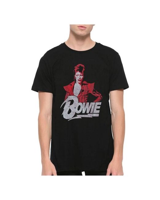 Dream Shirts Футболка Дэвид Боуи черная 2XL