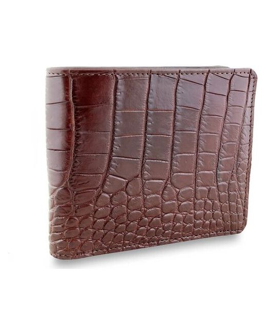 Exotic Leather Солидный кошелек из кожи с живота крокодила