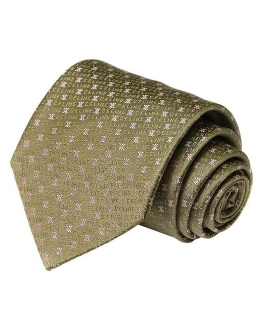 Céline Светлый галстук с мелкими буквами 57918