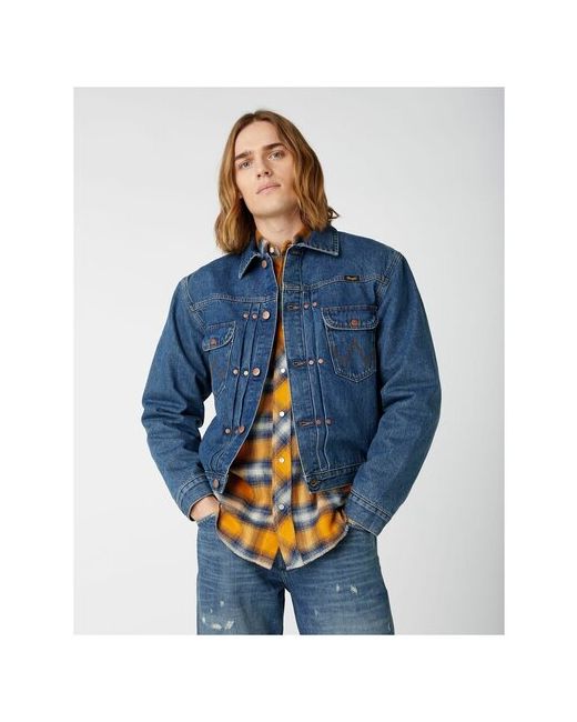 Wrangler Джинсовая куртка FLANNEL HERITAGE JKT W466YG516 XL