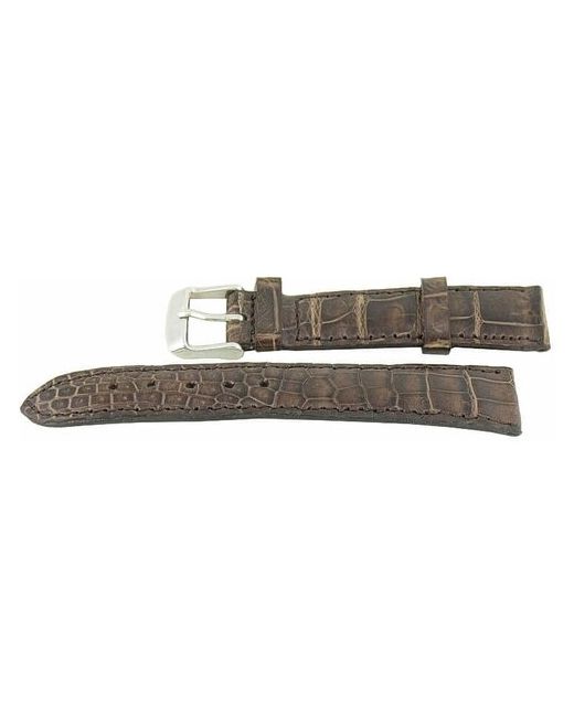 Exotic Leather Ремешок для часов из натуральной кожи крокодила 18 мм.