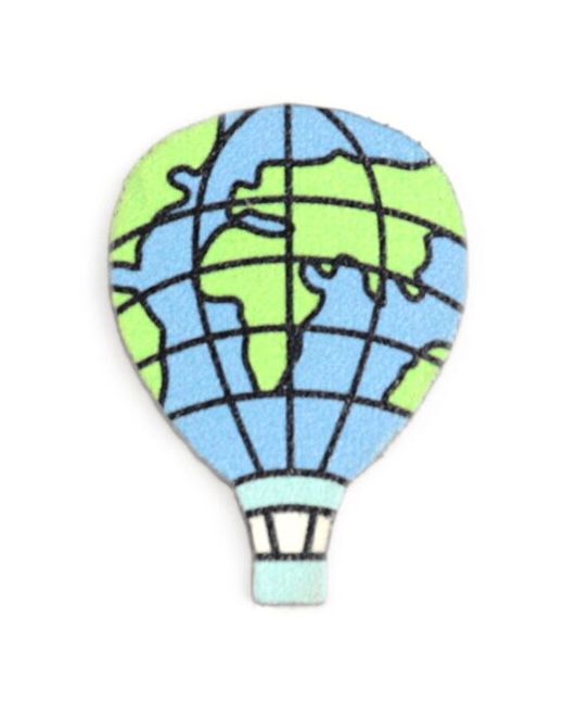 Waf-waf Значок-пин деревянный Воздушный шар