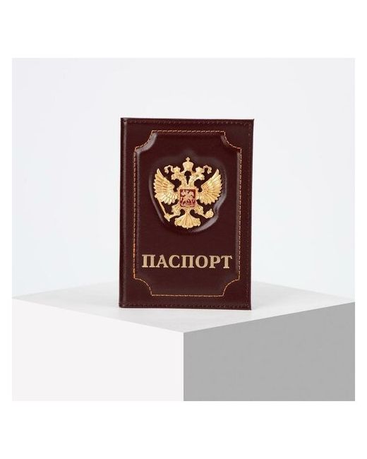 elStore Обложка для паспорта бордовый