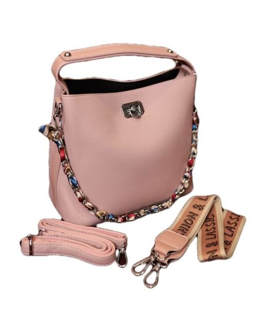 SuMag Сумка R 60002 Pink через плечо Шоппер сумки