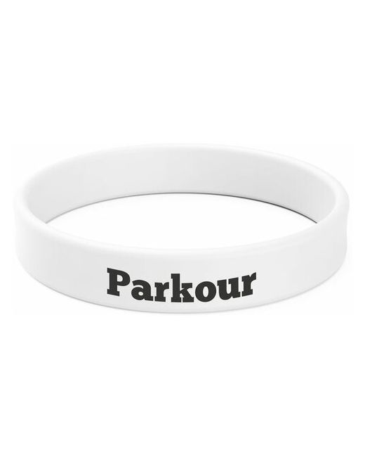MSKBraslet Силиконовый браслет с надписью Паркур размер М