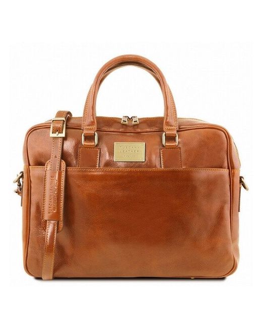 Tuscany Leather кожаная деловая сумка URBINO TL141241 мед