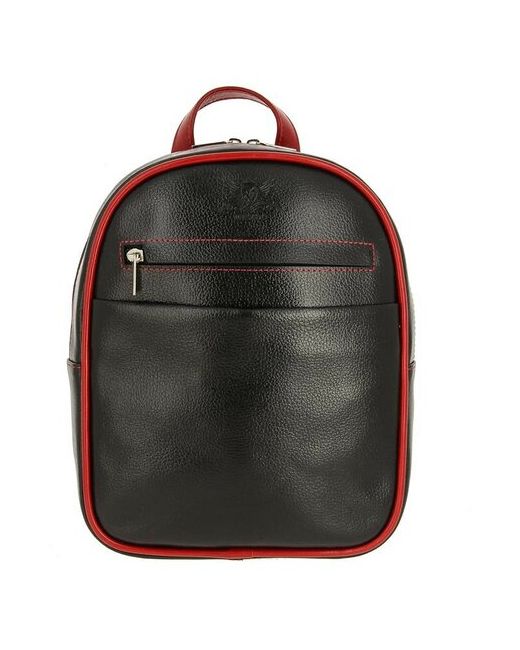 Versado кожаный рюкзак VD189 black/red