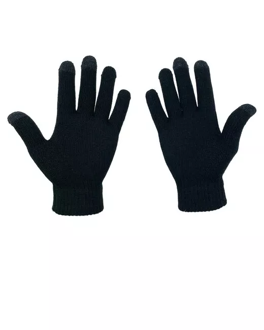 Chivegres Перчатки Touch черные Для сенсорных телефонов Демисезон