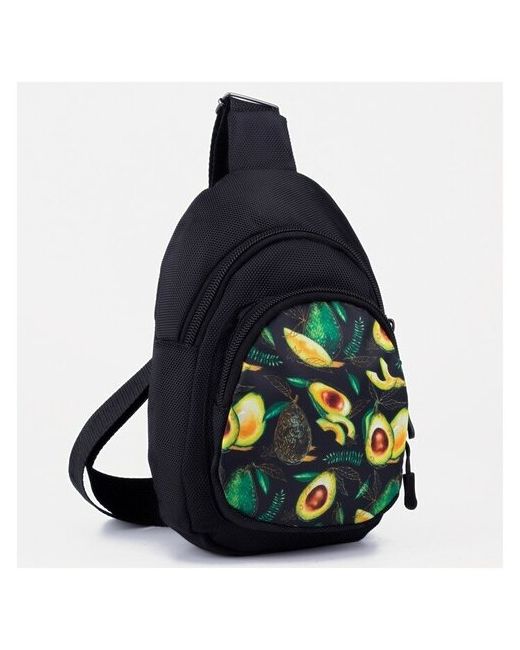 Без бренда Сумка-рюкзак Авокадо 15х10х26 см отд на молнии н/карман регул ремень