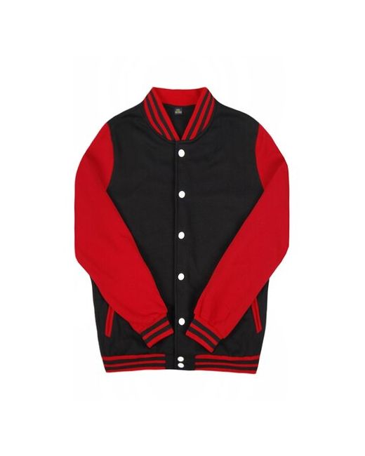 Street Style Куртка бомбер Varsity Classic Jacket V 2 с красными рукавами XL