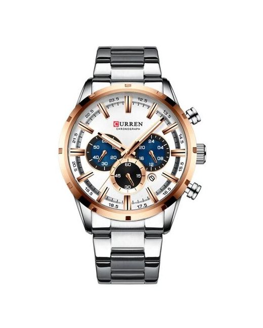 Curren Часы с хронографом Наручные кварцевые часы CUR 8355 в подарочной упаковке Спортивные на браслете