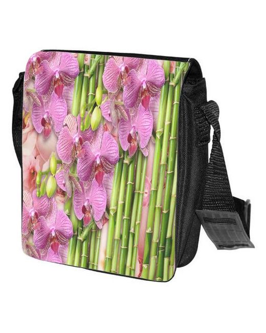 CoolPodarok Сумка на плечо Бамбук и орхидеи