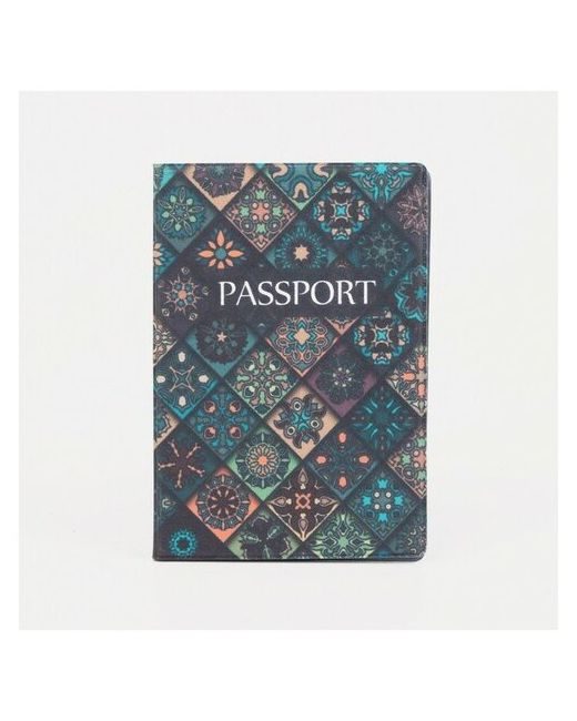Мастер К. Обложка для паспорта разноцветный Восточные узоры