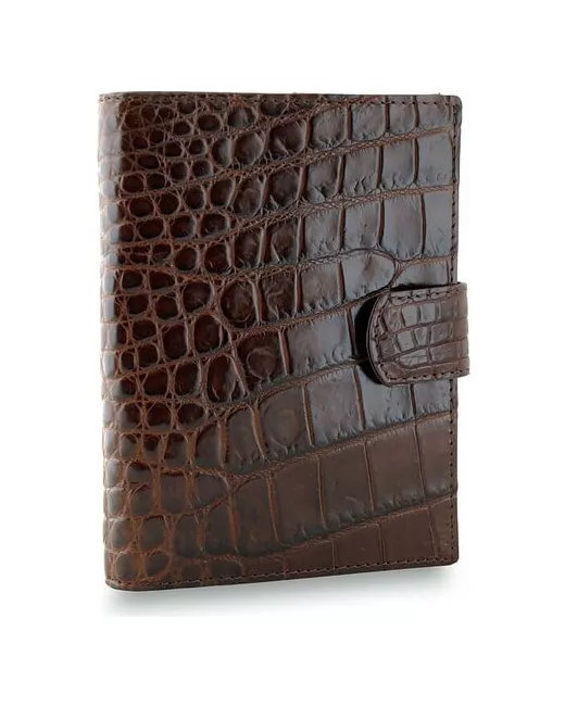Exotic Leather Кошелек с отделением для паспорта из натуральной кожи крокодила