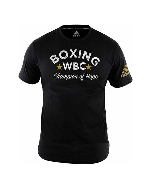 Adidas Футболка Boxing Tee WBC Champion Of Hope черная размер